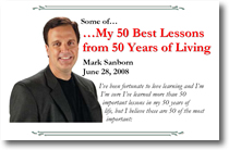 50 Life Lessons from Mark Sanborn